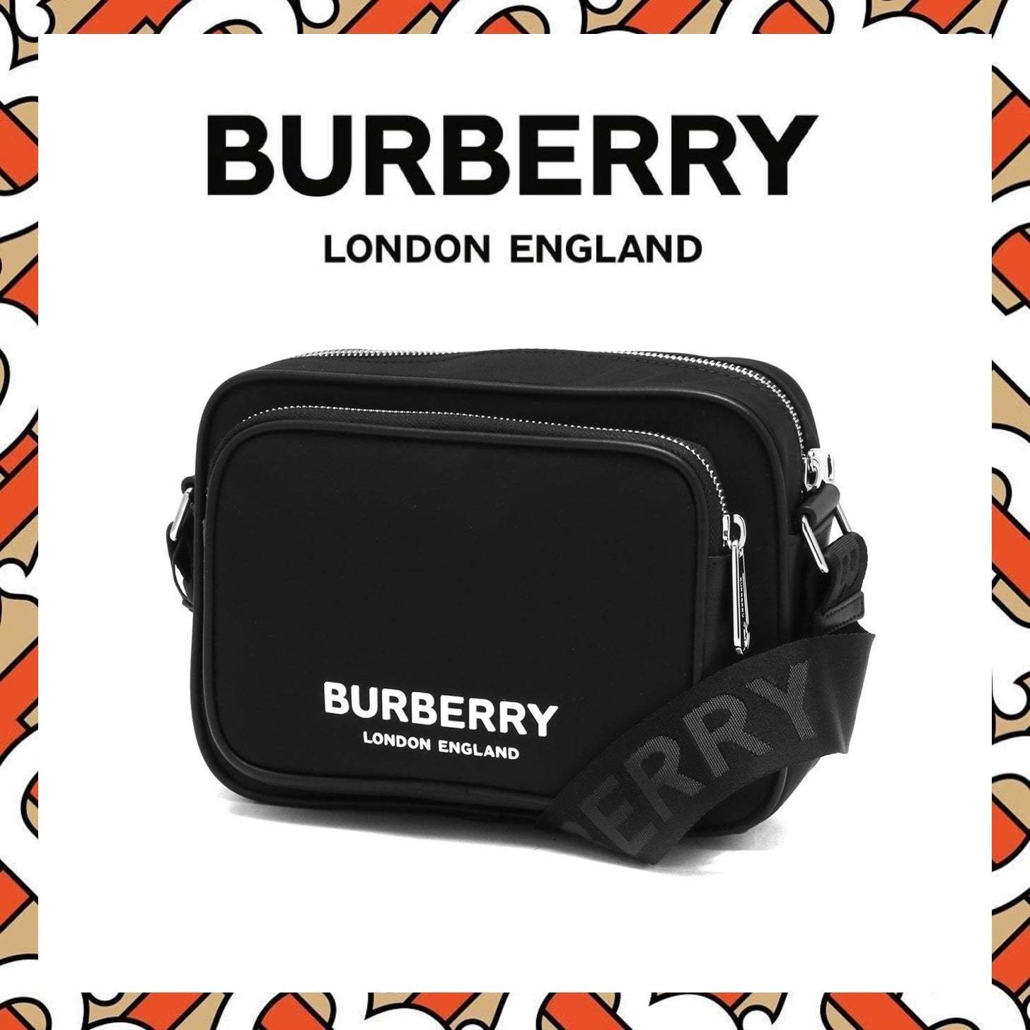 ★BURBERRY★ ADDY ロゴプリント ショルダーバッグ