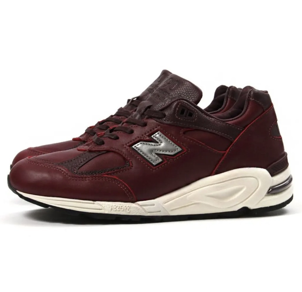 Horween x New balance ☆ made in USA 990v2 M990BTA2 Burgundy