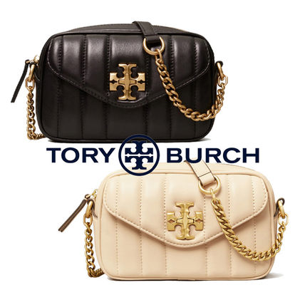 Tory Burch Shoulder Bags Lambskin Plain Office Style Elegant Style Crossbody