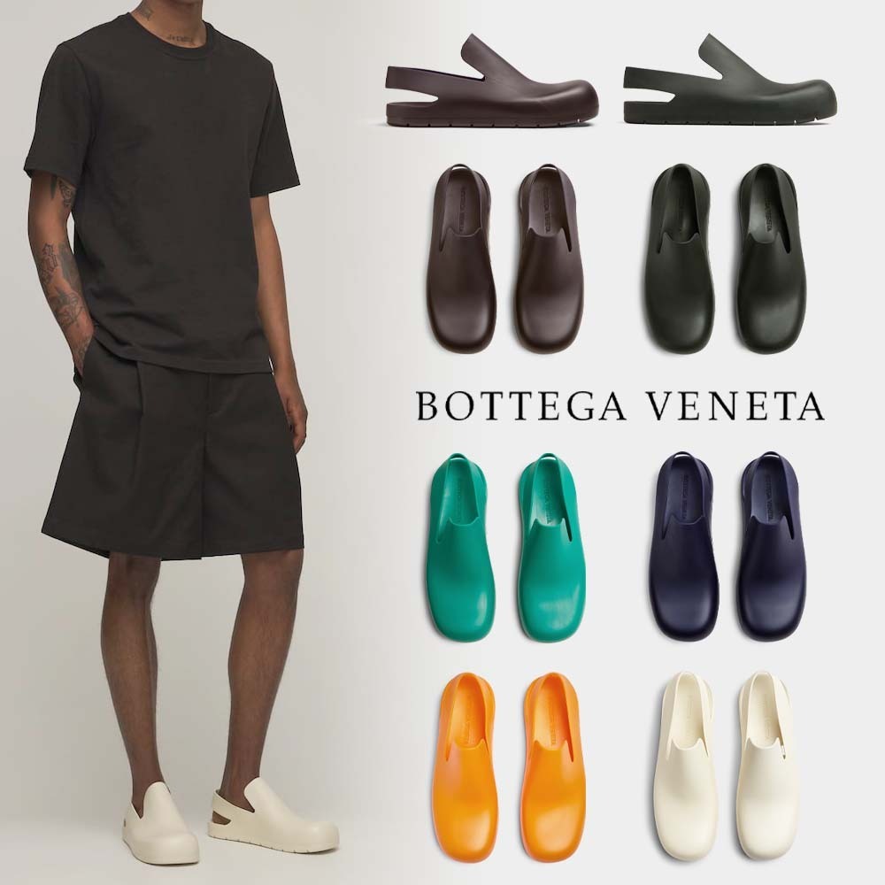 【BOTTEGA VENETA】パドル ラバー スリングバック サンダル