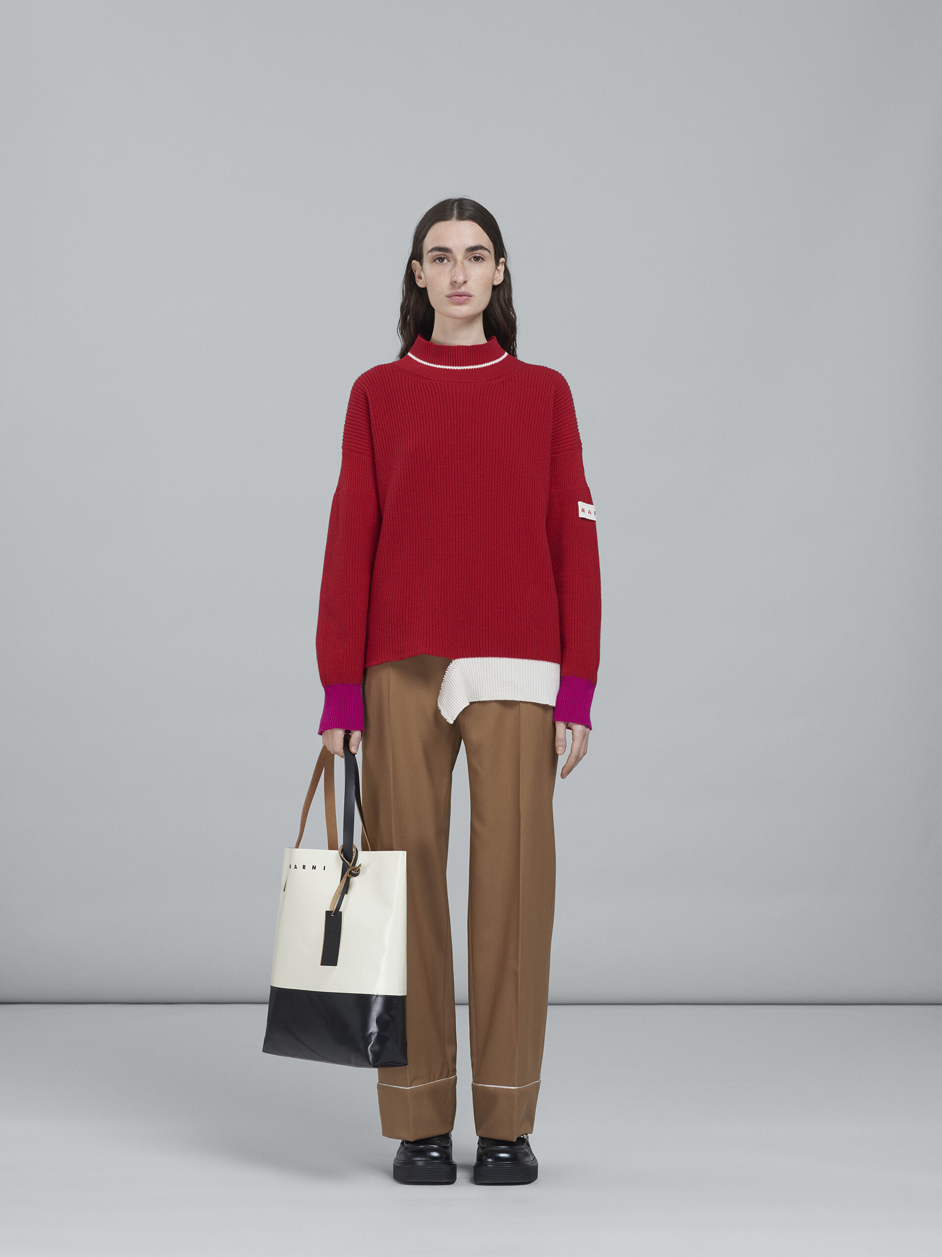 ❤人気特販❤ MARNI|マルニ カラーブロック ショッピングバッグ astra