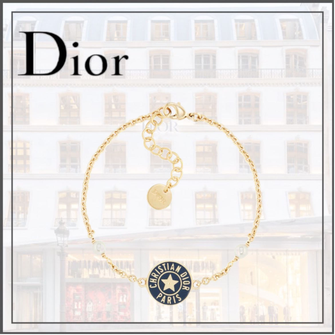 ブレスレット ☆新作☆DIOR ディオール CD LEGACY ブレスレット パール