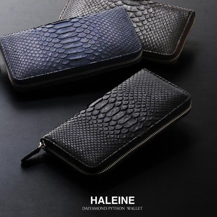 HALEINE 長財布 HALEINE ダイヤモンドパイソン長財布