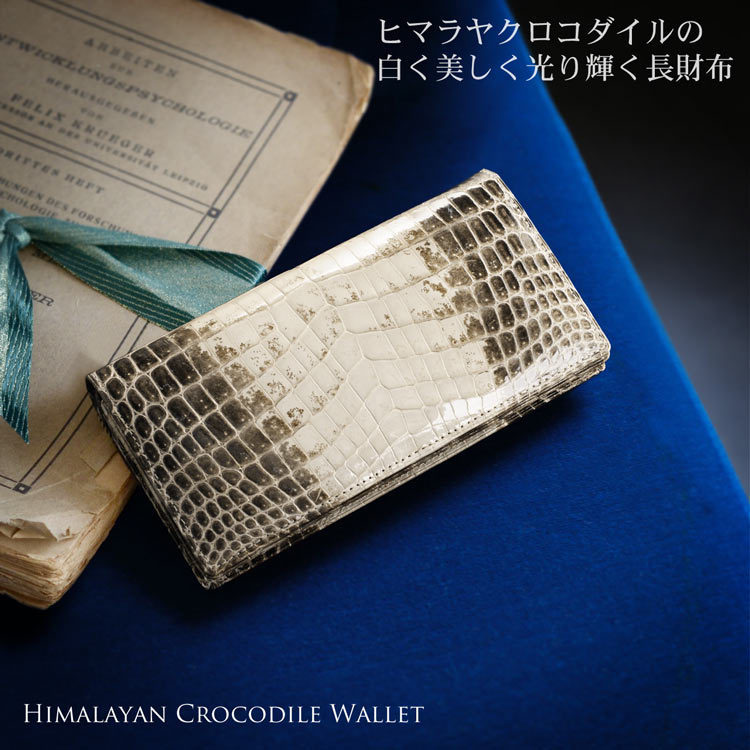 j-whiteヒマラヤクロコダイル長財布シャイニング
