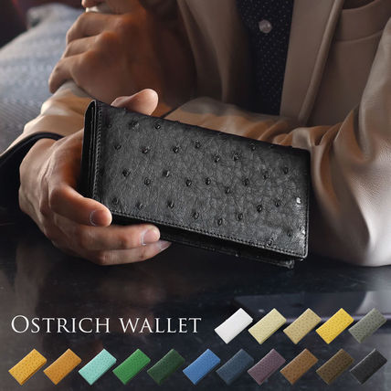 オーストリッチ 長財布(メンズ) - 海外通販のBUYMA