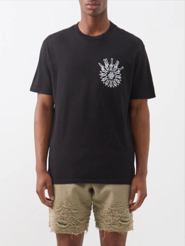 AMIRI スティック ポーク ロゴ コットンTシャツ【関税込】
