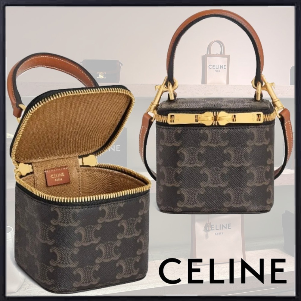 高速配送 新作◇CELINE◇ミニ バニティーケース/トリオンフキャンバス ハンドバッグ 色・サイズを選択:タン - www.oroagri.eu 高速配送 新作◇CELINE◇ミニ バニティーケース/トリオンフキャンバス ハンドバッグ 色・サイズを選択:タン - www.oroagri.eu