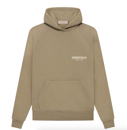 ベージュ系 FEAR OF GOD ESSENTIALS x パーカー・フーディ(メンズ 【ポイント10倍】 XL ベージュ パーカー フーディー ジップアップ タン エッセンシャルズ パーカー