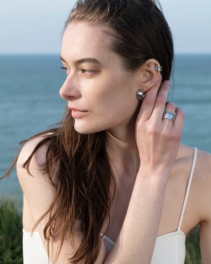HYERES LOR】22SS☆ Noailles Silver ear cuff