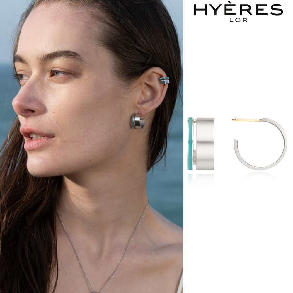 【HYERES LOR】22SS★ Noailles color Silver earring