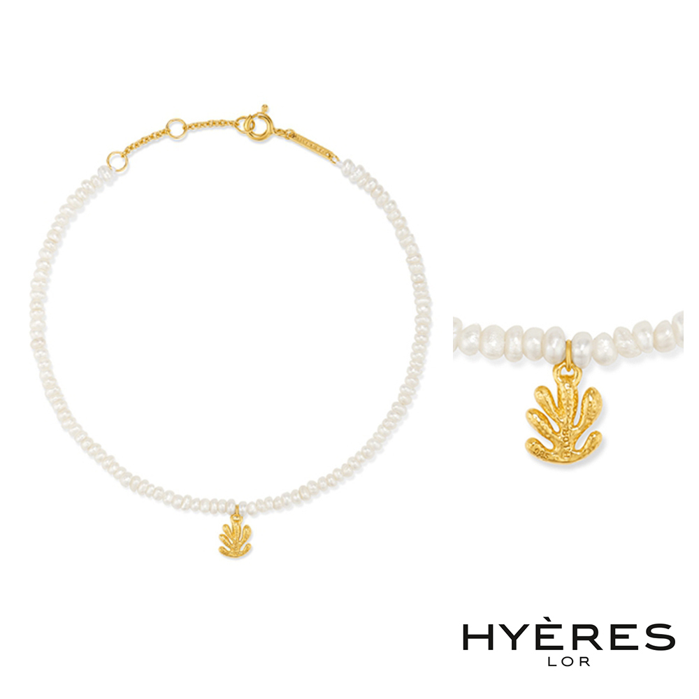 【HYERES LOR】22SS★ Colombed'Or Silver pearl chain anklet