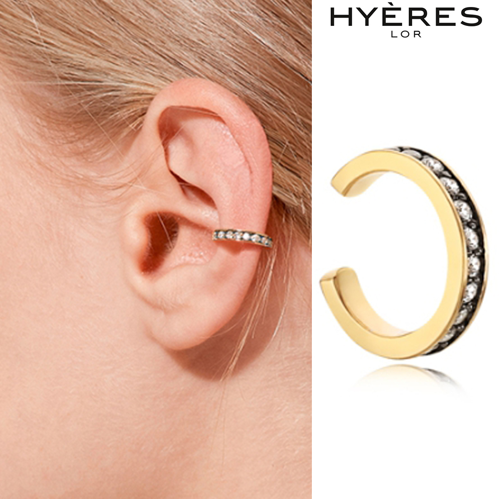 HYERES LOR】Etincelle Silver antique ear cuff single