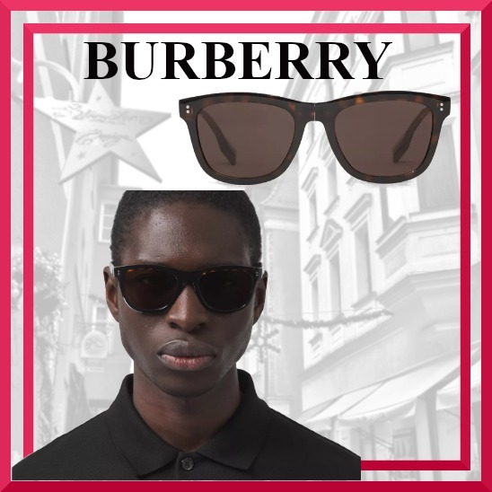 宅配便配送 【BURBERRY】完売間近★べっこう柄お洒落サングラス★スクエア型 サングラス 宅配便配送 【BURBERRY】完売間近★べっこう柄お洒落サングラス★スクエア型 サングラス