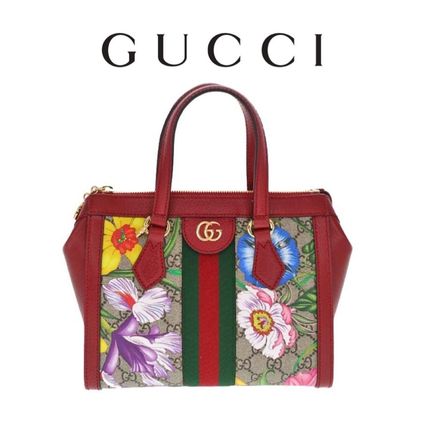花柄 GUCCI x ハンドバッグ(レディース) - 海外通販のBUYMA
