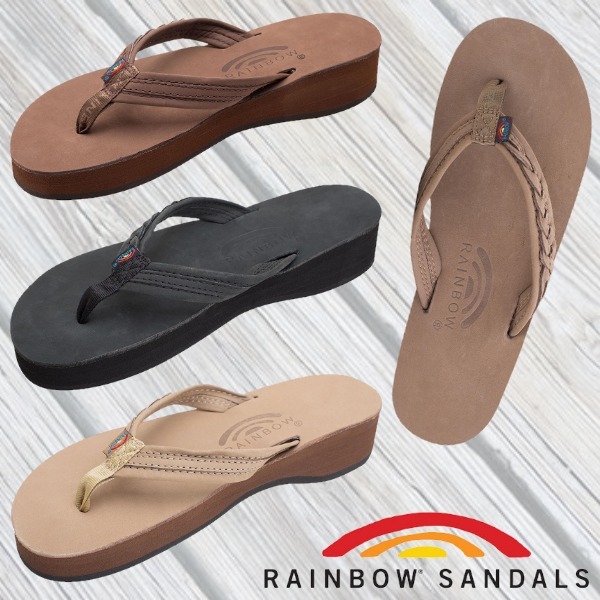 RH取扱 厚底【RAINBOW SANDALS】マディソン4レイヤーウェッジ
