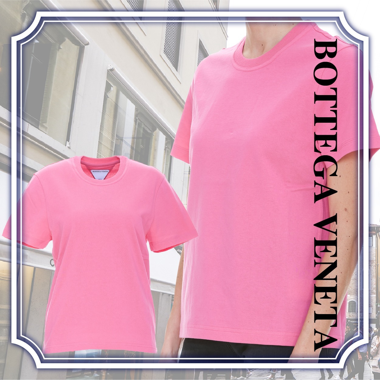 もらって嬉しい出産祝い VIP★BOTTEGA VENETA★ボッテガ Tシャツ ピンク Tシャツ・カットソー もらって嬉しい出産祝い VIP★BOTTEGA VENETA★ボッテガ Tシャツ ピンク Tシャツ・カットソー