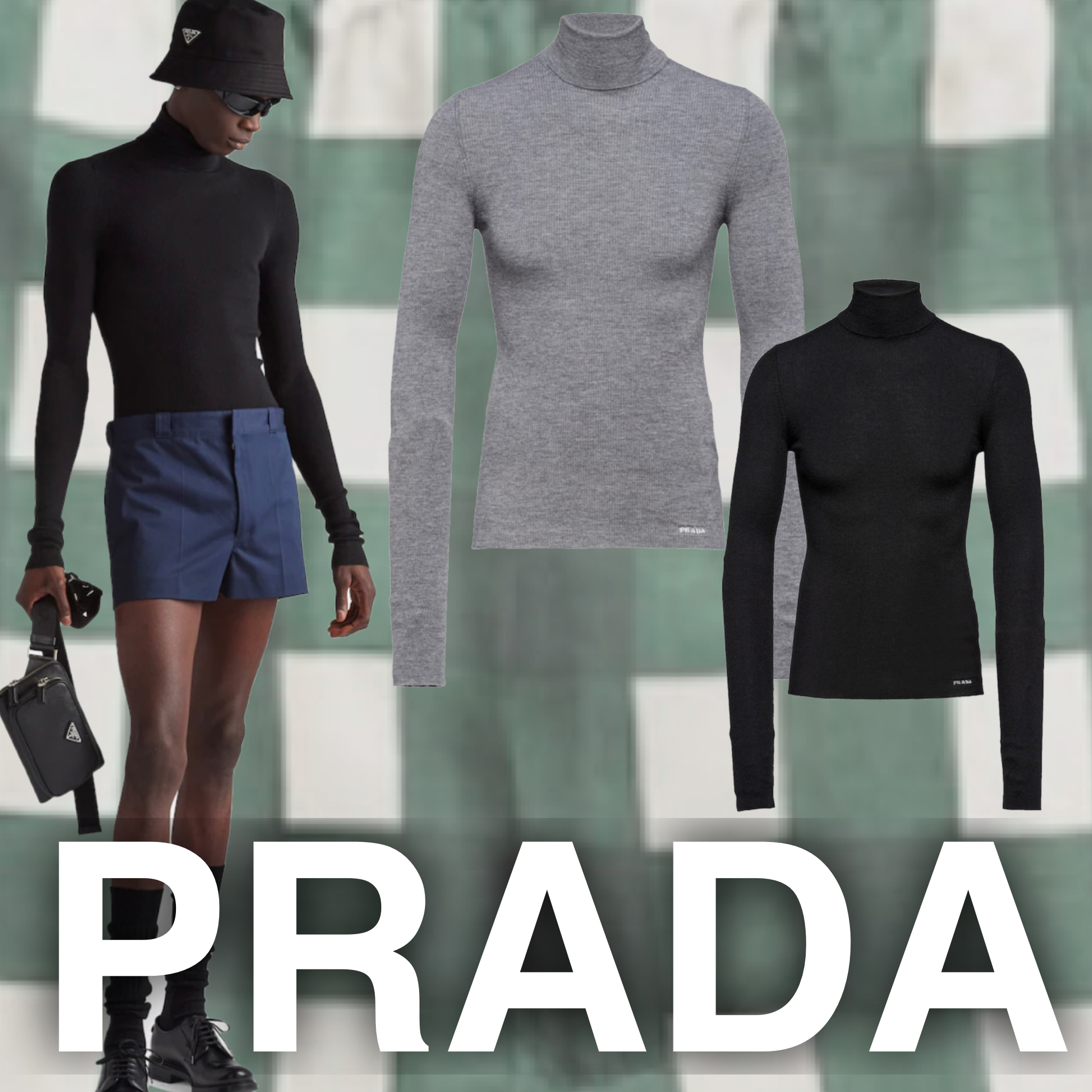 ☆送料・関税込☆PRADA☆クリスタルトライアングルレフトピアス bpbd