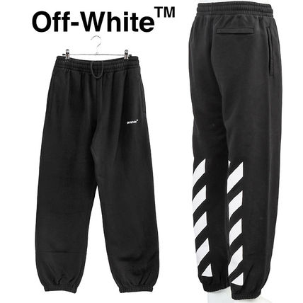 Off-White DIAG HELVETICA スウェットパンツ OMCH029C99FLE00210 (Off