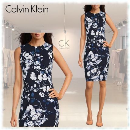 ノースリーブ Calvin Klein x ワンピース・オールインワン(レディース ノースリーブ Calvin Klein x ワンピース・オールインワン(レディース