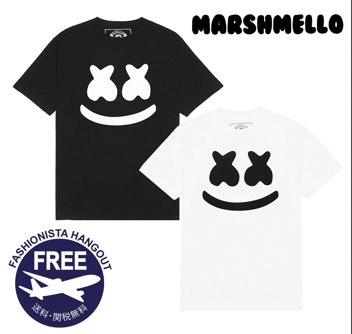 MARSHMELLO マシュメロ Smile Tシャツ