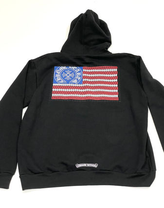 ラスベガス CHROME HEARTS(クロムハーツ) - 海外通販のBUYMA 春早割 ラスベガス購入 クロムハーツ 星条旗プリント ダガージップ パーカー パーカー
