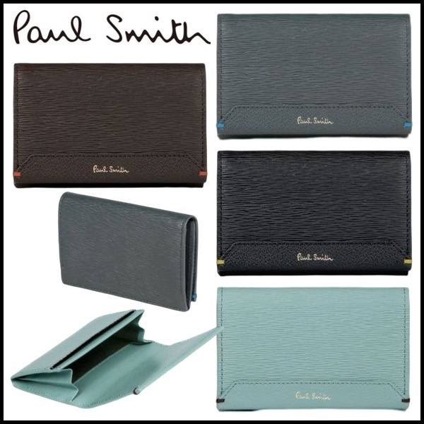 【おしゃれ】 Smith Paul 大人気!! パネルディテール レザー 名刺入れ カードケース・名刺入れ 【おしゃれ】 Smith Paul 大人気!! パネルディテール レザー 名刺入れ カードケース・名刺入れ