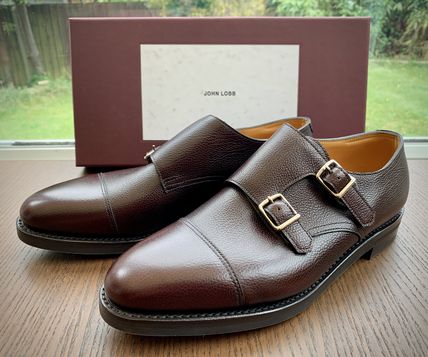 John Lobb Loafers & Slip-ons Monk Leather Outlet Loafers & Slip-ons