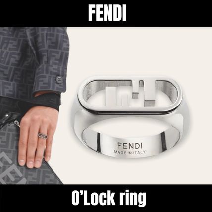 シルバー(銀色)系 FENDI x 指輪・リング(メンズ) - 海外通販のBUYMA