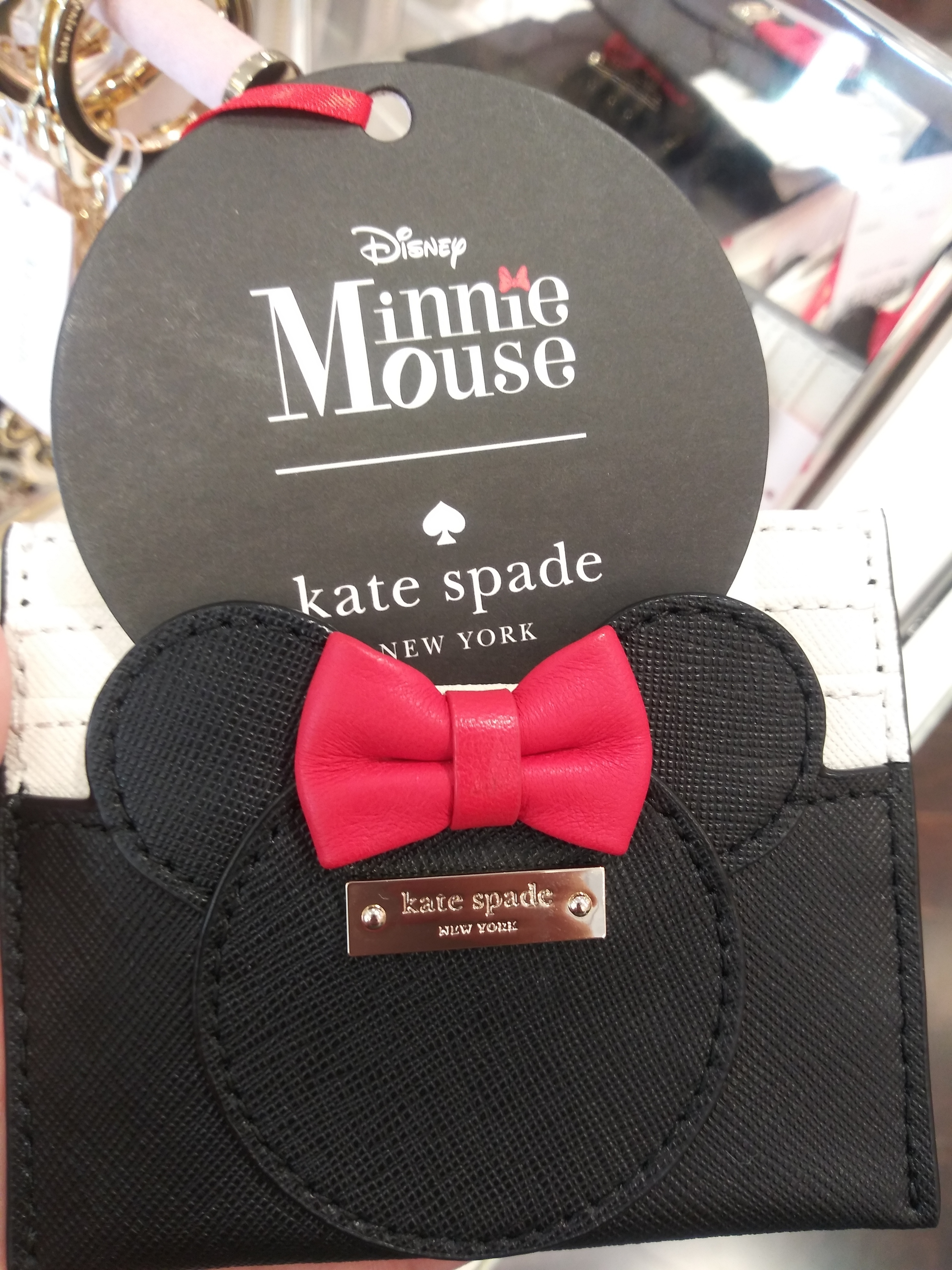 在庫有!国内発! kate spade×Minnie★ミニーマウス カードケース
