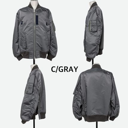 sacai ブルゾン 国内即発【sacai】Nylon Twill Mix Blouson 羽織ればオシャレ♪(6)