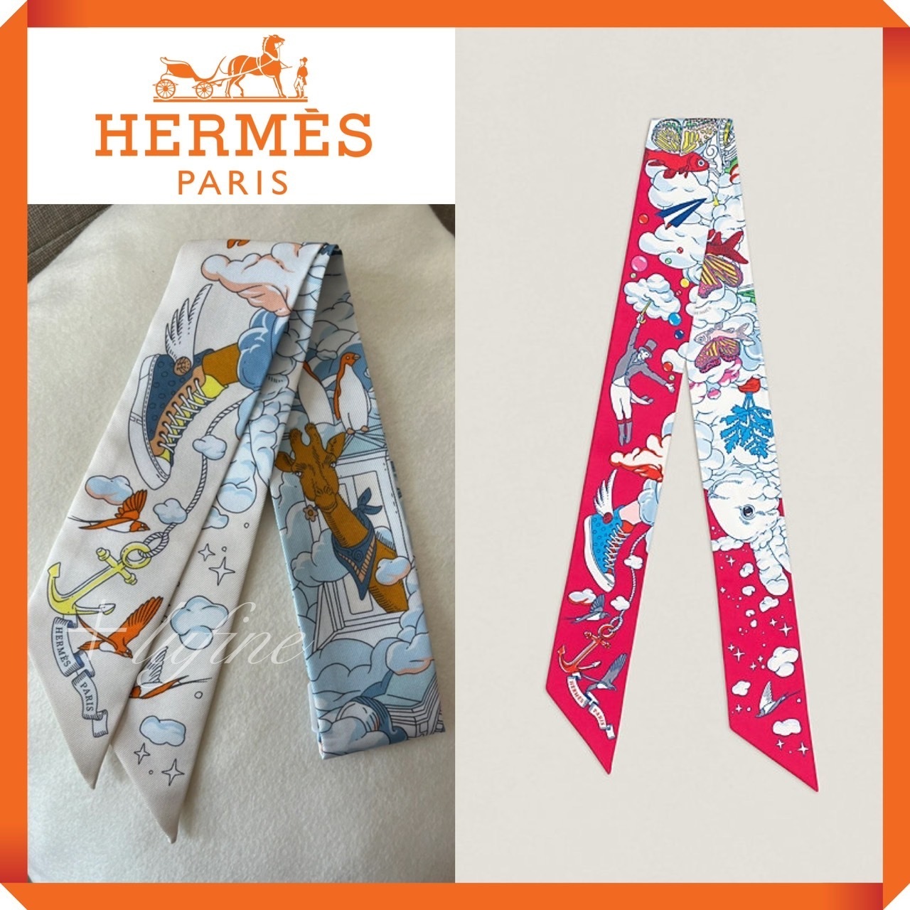 人気お買い得 Hermes - エルメス スカーフ ツイリーの通販 by ぱるる's