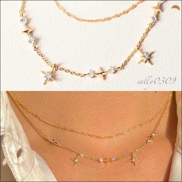 【関税・送料無料】Girlscrew★Wandering スター ネックレス 関税・送料無料】Girlscrew☆Wandering スター ネックレス