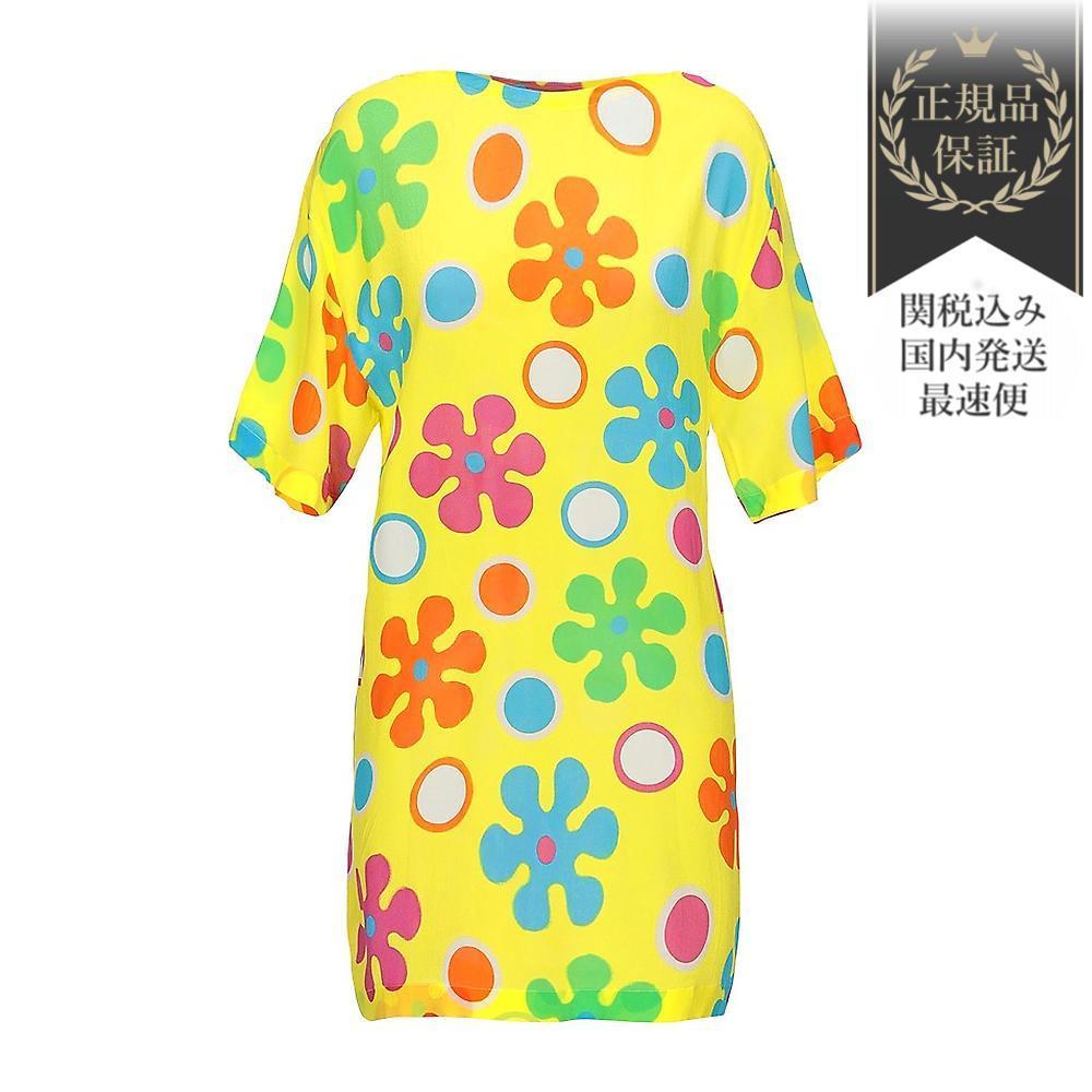 人気商品】 【新作】関税込☆MOSCHINO☆シルクドレス ワンピース 人気商品】 【新作】関税込☆MOSCHINO☆シルクドレス ワンピース