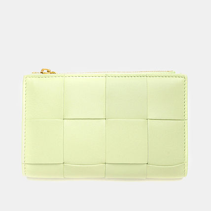 二つ折り BOTTEGA VENETA(ボッテガヴェネタ) 折りたたみ財布 ...