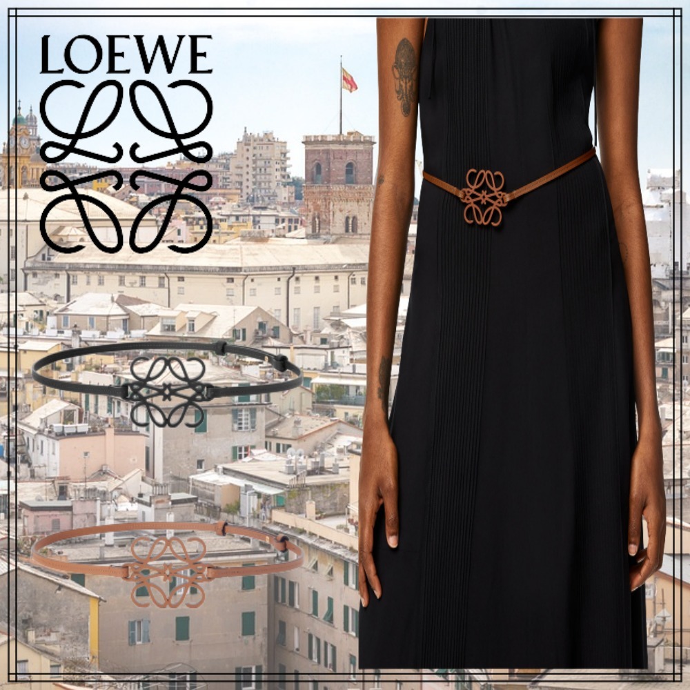 新作】関税込 LOEWE アナグラム カットアウト ベルト 2 色 ...