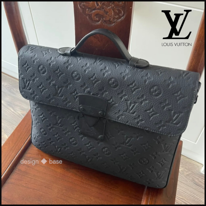 ◆大切なビジネスシーンで【 LV 】Sロック・ブリーフケース