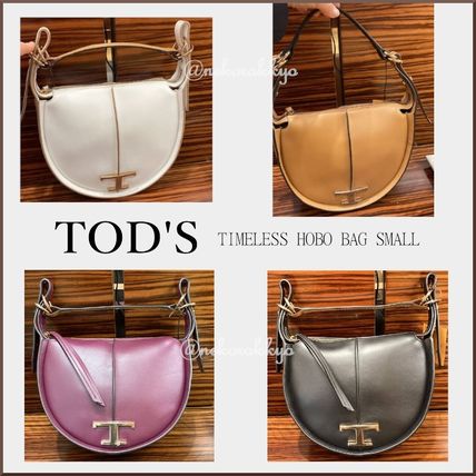 TOD'S トートバッグ TOD'S＊TIMELESS HOBO BAG SMALL スモールホーボーバッグ＊送込