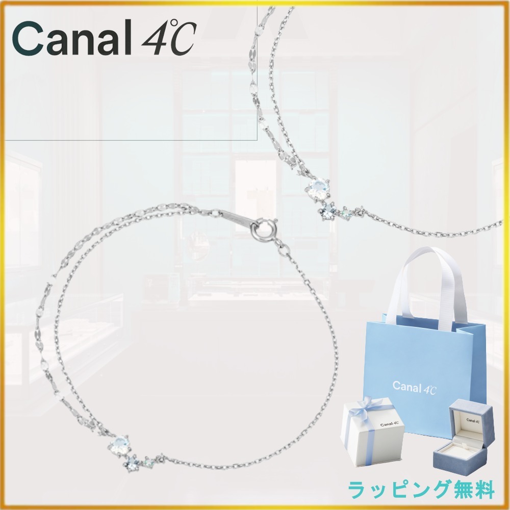 すぐ届く☆◆Canal ４℃◆シルバー V字ブレスレット◆国内正規品