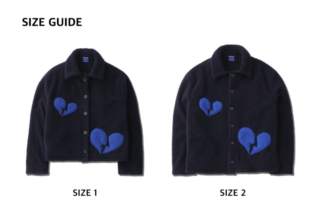☆人気☆【Bad Blue】☆Heart Fleece Jacke.t☆ジャケット☆ ☆人気☆【Bad Blue】☆Heart Fleece Jacke.t☆ジャケット☆