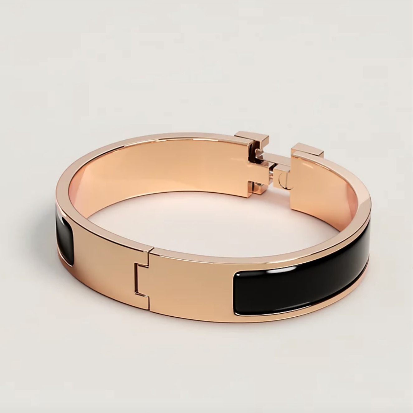 5色展開【HERMES】エナメルブレスレット 《クリックH》★