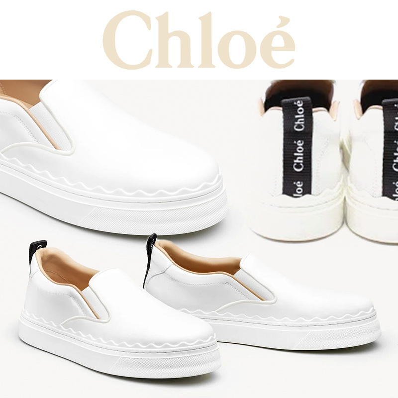 日本オンラインショップ Chloe Lauren スリッポンスニーカー カーフ