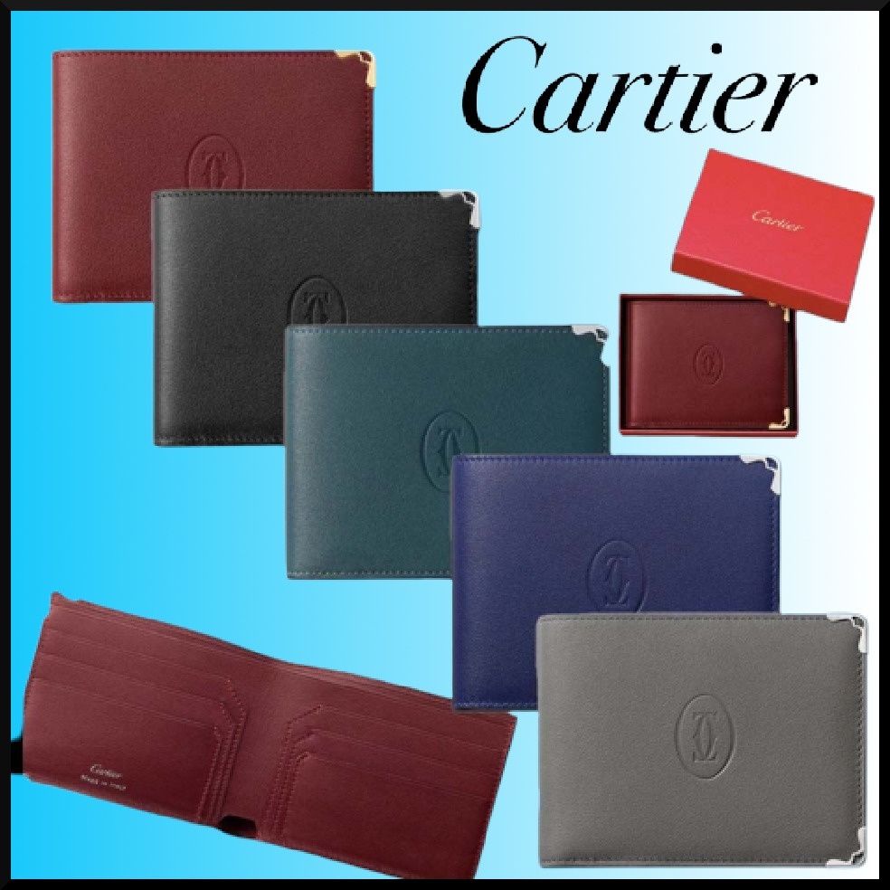 大人気★Cartier MUST DE CARTIER 6-CREDIT CARD WALLET 5色