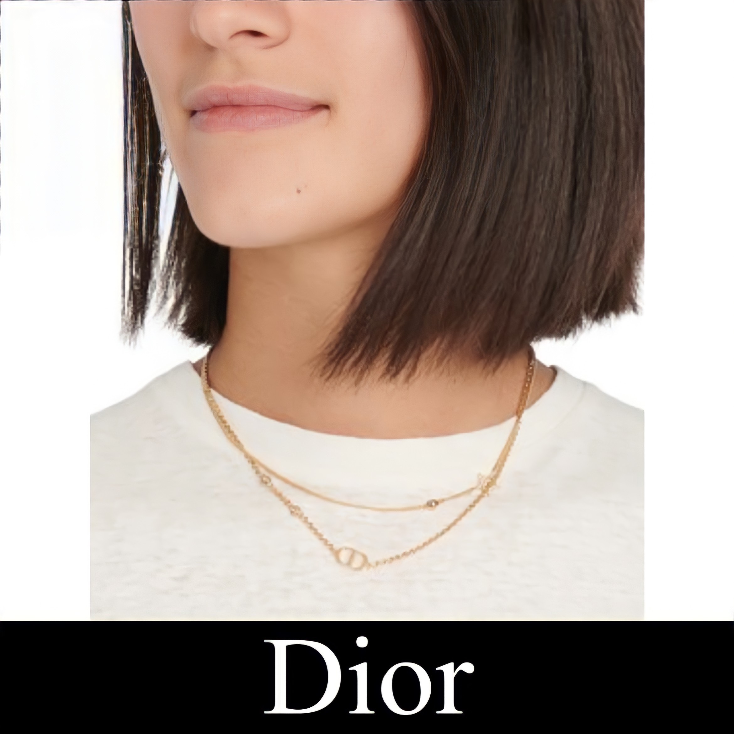 ★プレゼントに最適★ Dior Petit CD ダブル ネックレス 送料込