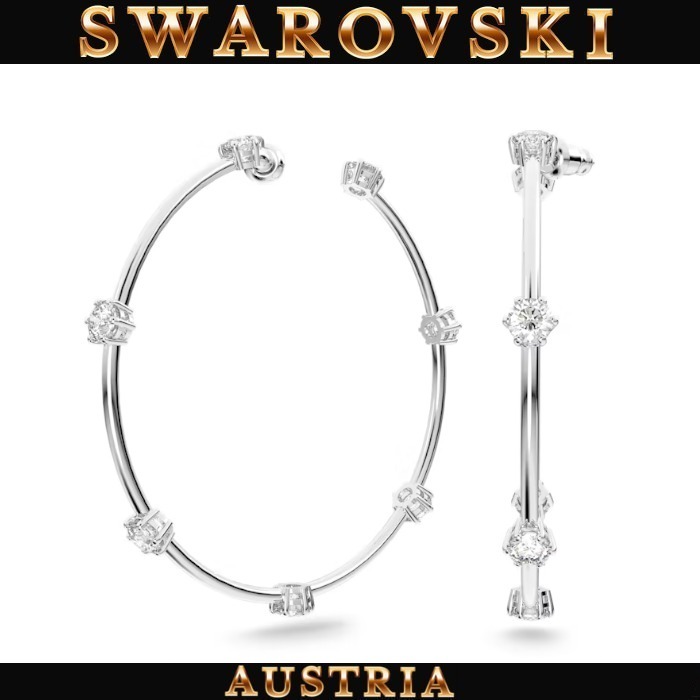 SWAROVSKI スワロフスキー Constella フープピアス 5638698