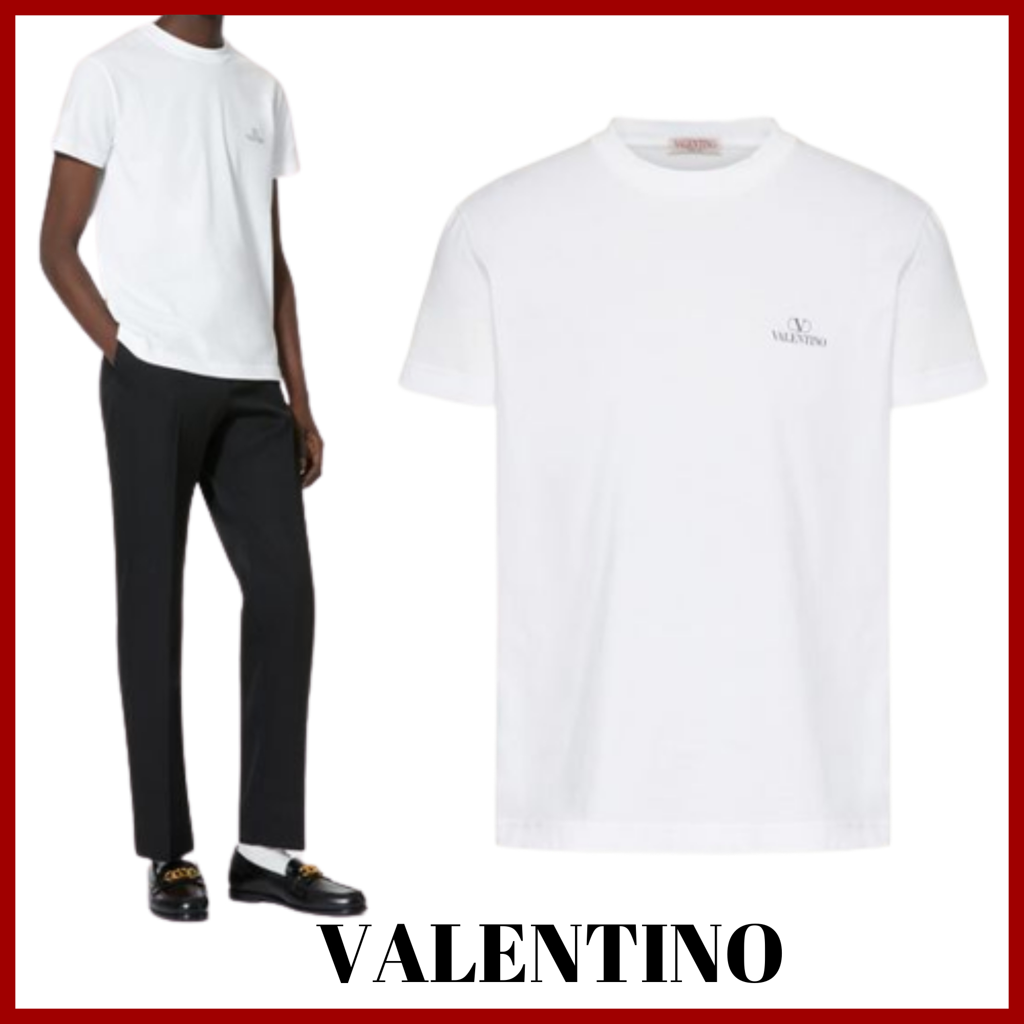 【期間限定!最安値挑戦】
【VALENTINO】Vロゴ ヴァレンティノプリント コットンTシャツ Tシャツ・カットソー 【期間限定!最安値挑戦】
【VALENTINO】Vロゴ ヴァレンティノプリント コットンTシャツ Tシャツ・カットソー