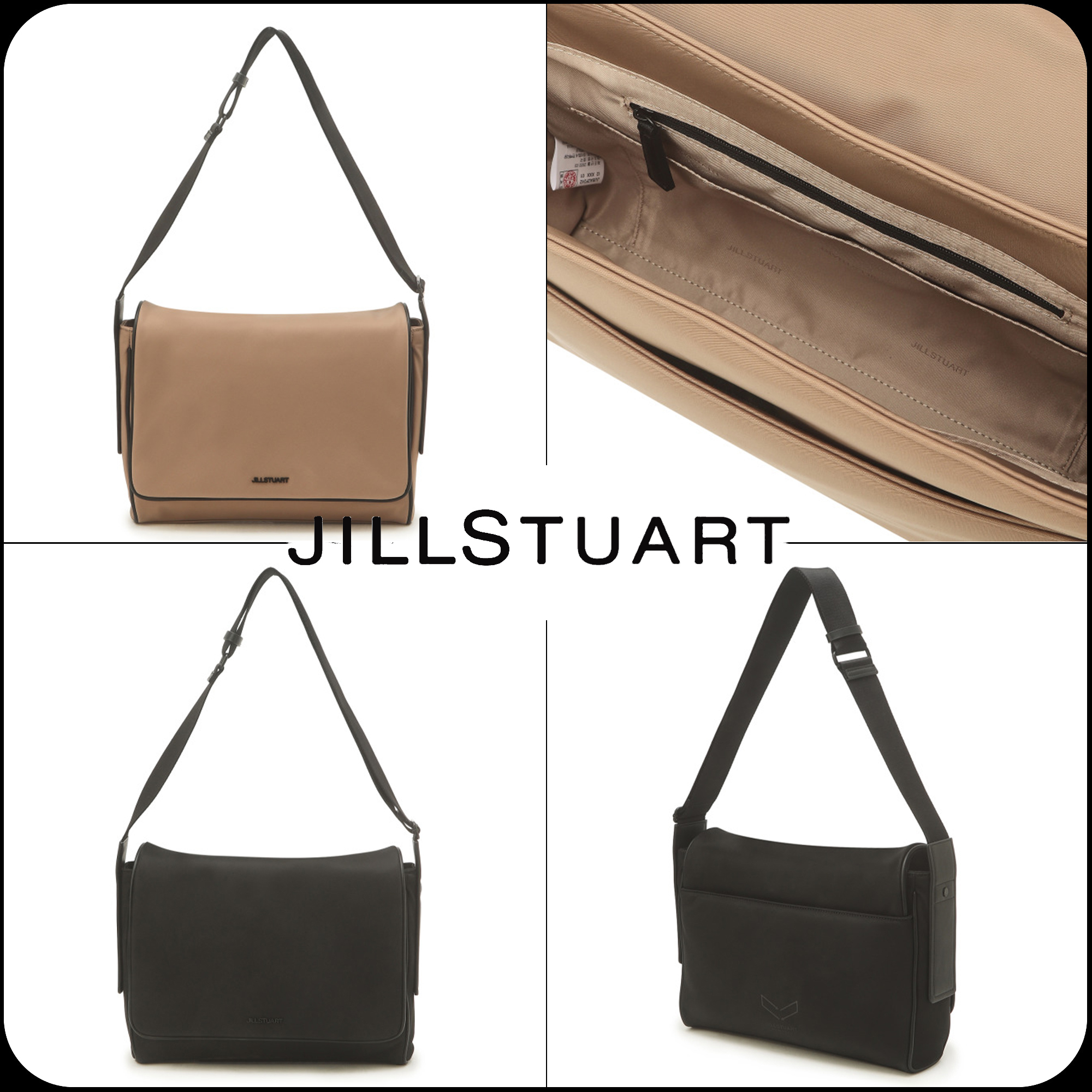 [JILLSTUART]★BLIRON NYLON MEDIUM MESSENGER BAG