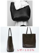 [ZARA]レザーフリンジマキシショッパートート XL 国内発送】*ZARA*ザラ レザーフリンジマキシショッパートート