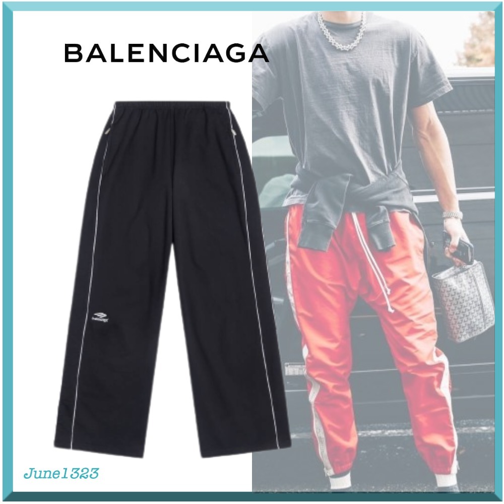 超可爱の 【BALENCIAGA】3B SPORTS ICON TRACKSUIT TROUSERSパンツ トラックパンツ・ジャージ 超可爱の 【BALENCIAGA】3B SPORTS ICON TRACKSUIT TROUSERSパンツ トラックパンツ・ジャージ