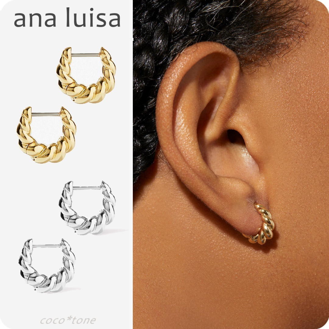 ana luisa◆ツイストフープパリピアス＊PARIS MINI