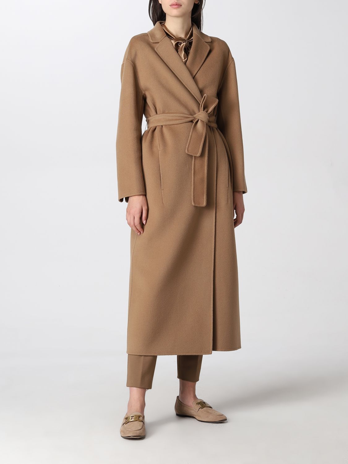 【S Max Mara】 ピュア ヴァージンウール ダブルフェイス コート